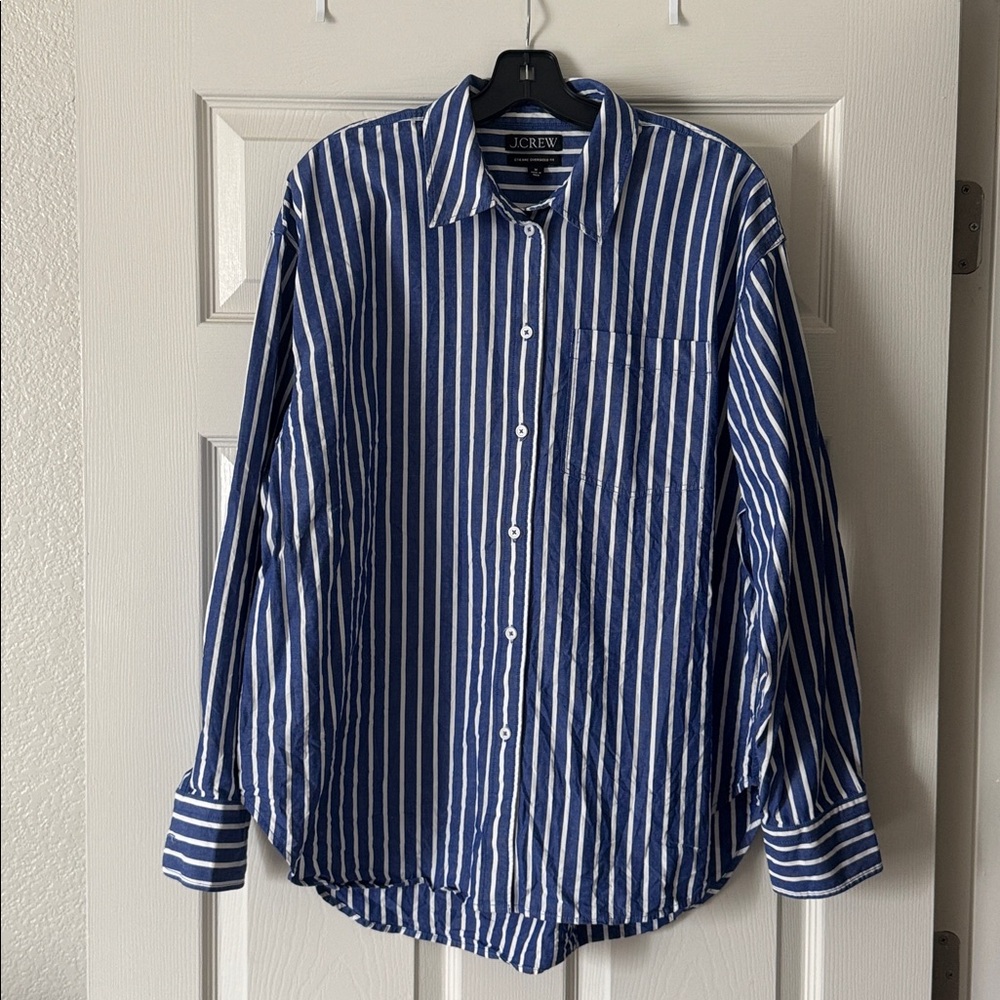 J. Crew Etienne Oversized Button Down - Picture 2 of 6